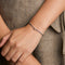 U Initial Click Charm in Solid Gold