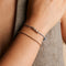 U Initial Click Charm in Solid Gold