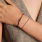 W Initial Click Charm in Solid White Gold