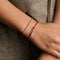X Initial Click Charm in Solid Gold