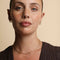 Molten Bar Chain Necklace in Solid Gold-Astrid &amp; Miyu