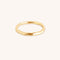 Molten Band Ring in Solid Gold