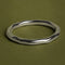 Molten Band Ring in Solid White Gold
