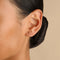 Molten Bar Studs in Gold