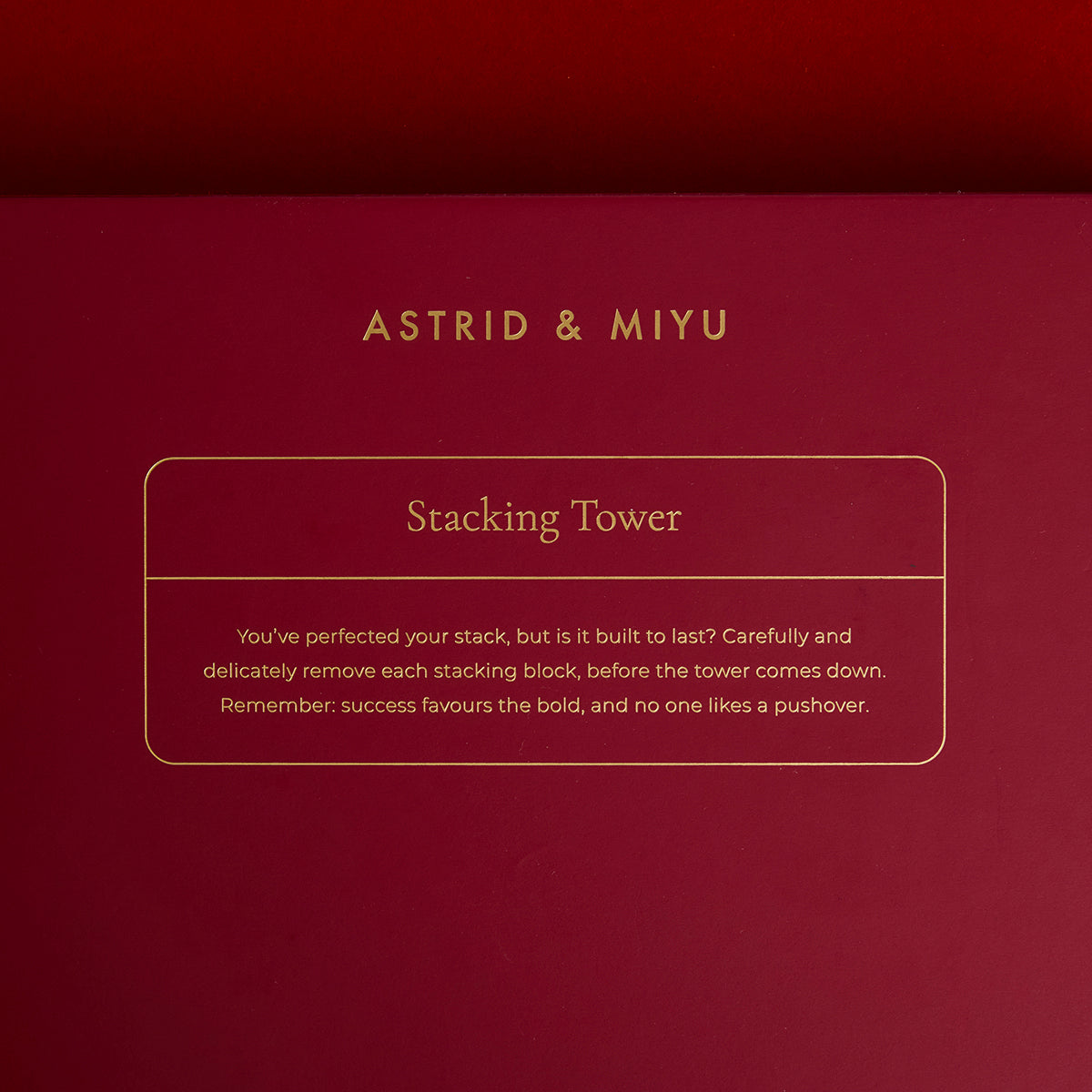 Stacking Tower by Astrid & Miyu
