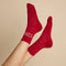 Festive Socks in Red-Astrid &amp; Miyu