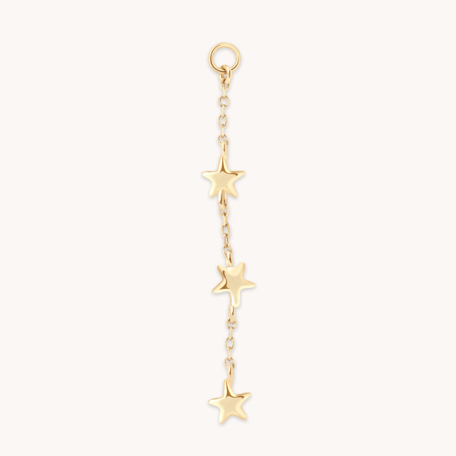 Multi Star Piercing Chain in Solid Gold-Astrid &amp; Miyu