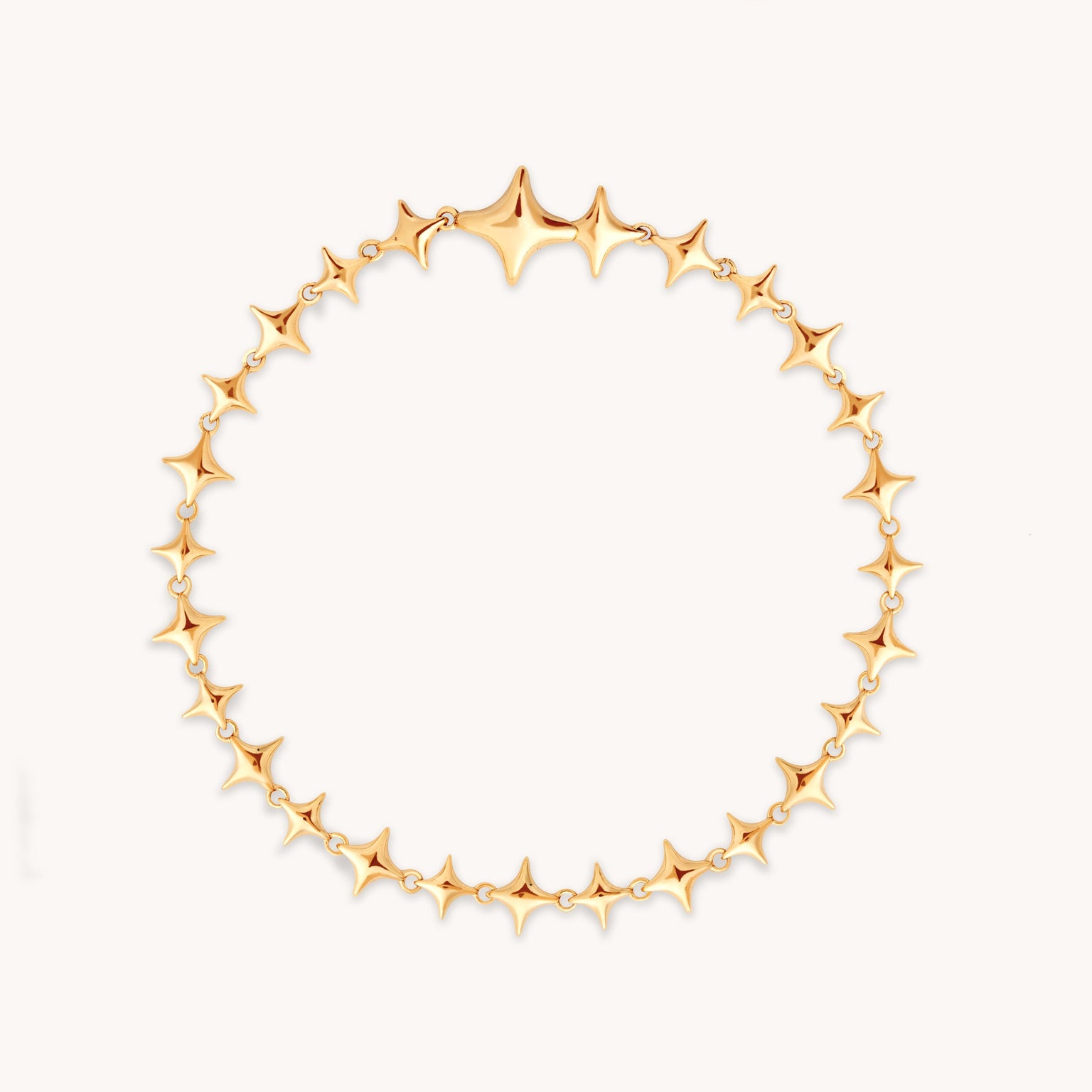 Cosmic Star Chain Bracelet in Gold