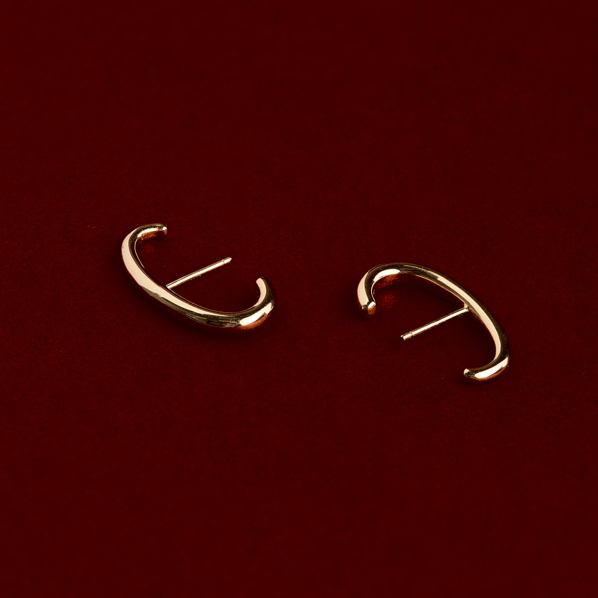 Orbit Dome Studs in Gold-Astrid &amp; Miyu