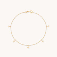 Cosmic Star Charm Bracelet in Solid Gold-Astrid &amp; Miyu