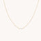 Diamond Cluster Molten Necklace in Solid Gold-Astrid &amp; Miyu