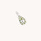 Avocado Charm 9k White Gold