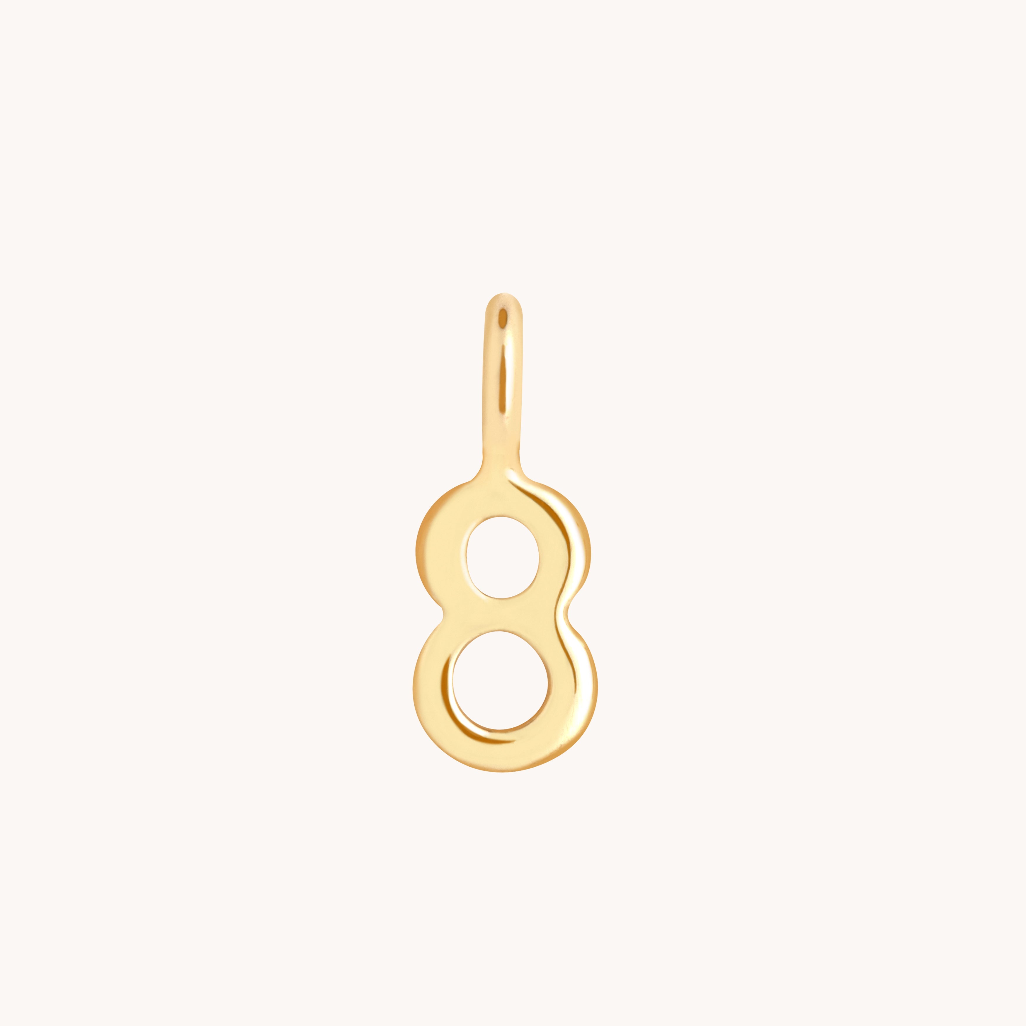 8 Charm 9k Gold