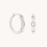 Hardware Link Hoops in Silver-Astrid &amp; Miyu