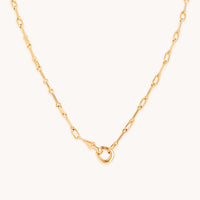 Hardware Chain Necklace in Gold-Astrid &amp; Miyu