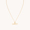 Hardware T-Bar Pendant Necklace in Gold