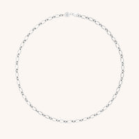 Bold Link Chain Necklace in Silver