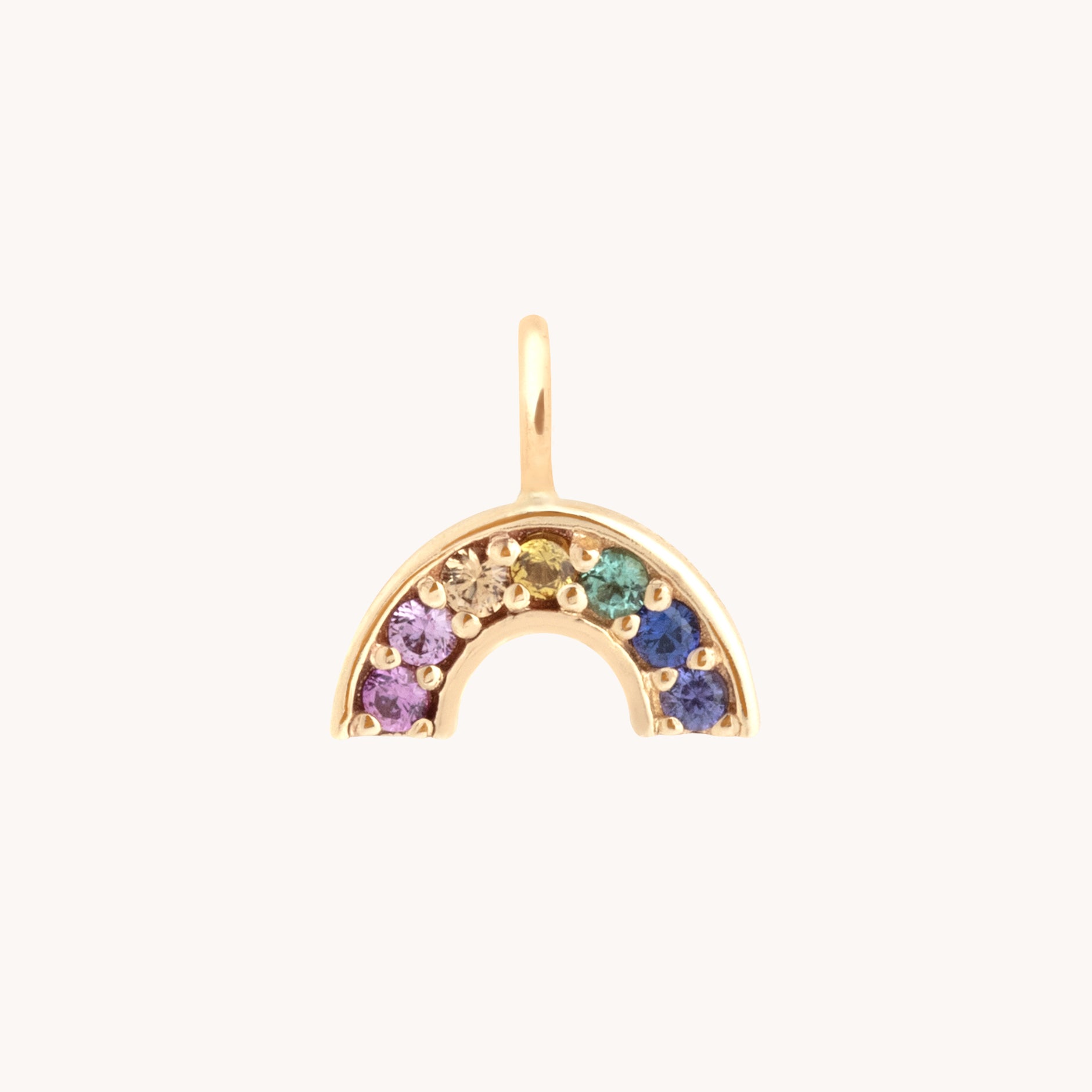 Rainbow Charm in 9k Gold