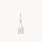 Champagne Bottle Charm 9k White Gold