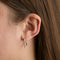 Illusion Crystal Hoops in Gold-Astrid &amp; Miyu