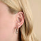 Moonstone June Clip Charm in Silver
