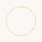 Piccadilly Chain Anklet in Solid Gold