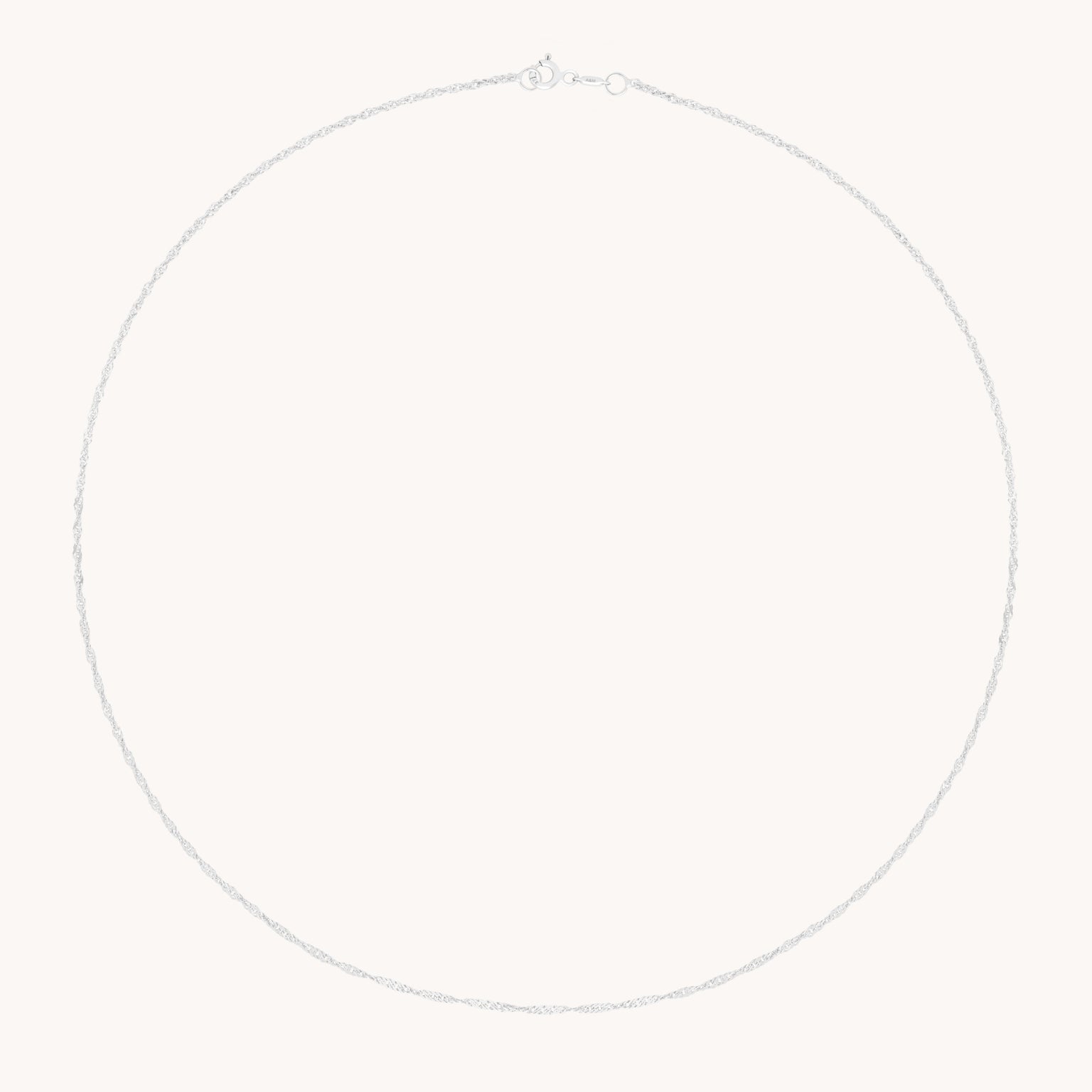 Charm Compatible Necklaces & Bracelets - Bold Astrid Chain Necklace in Solid White Gold - Necklaces - Astrid &amp; Miyu