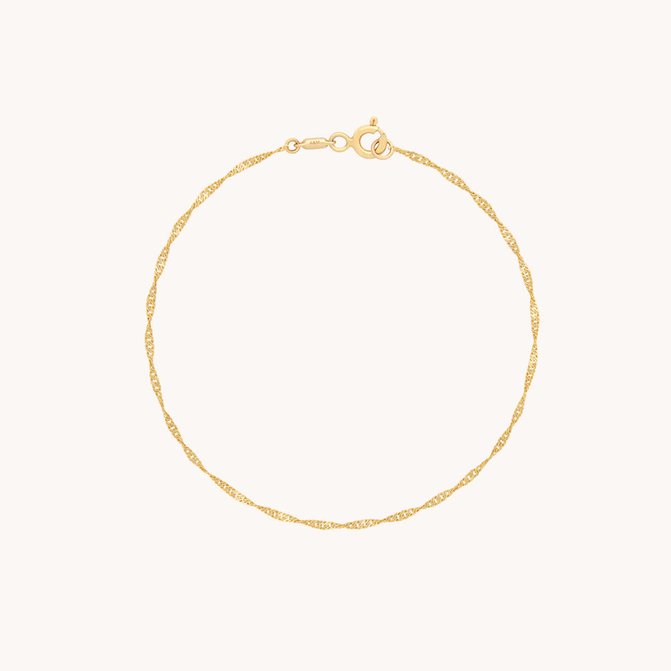 Astrid Chain Bracelet in 9k Gold