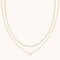 Gleam Tennis Necklace Gift Set in Gold