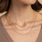 Charm Compatible Necklaces & Bracelets - Chelsea Chain Necklace in Solid Gold - - Astrid &amp; Miyu