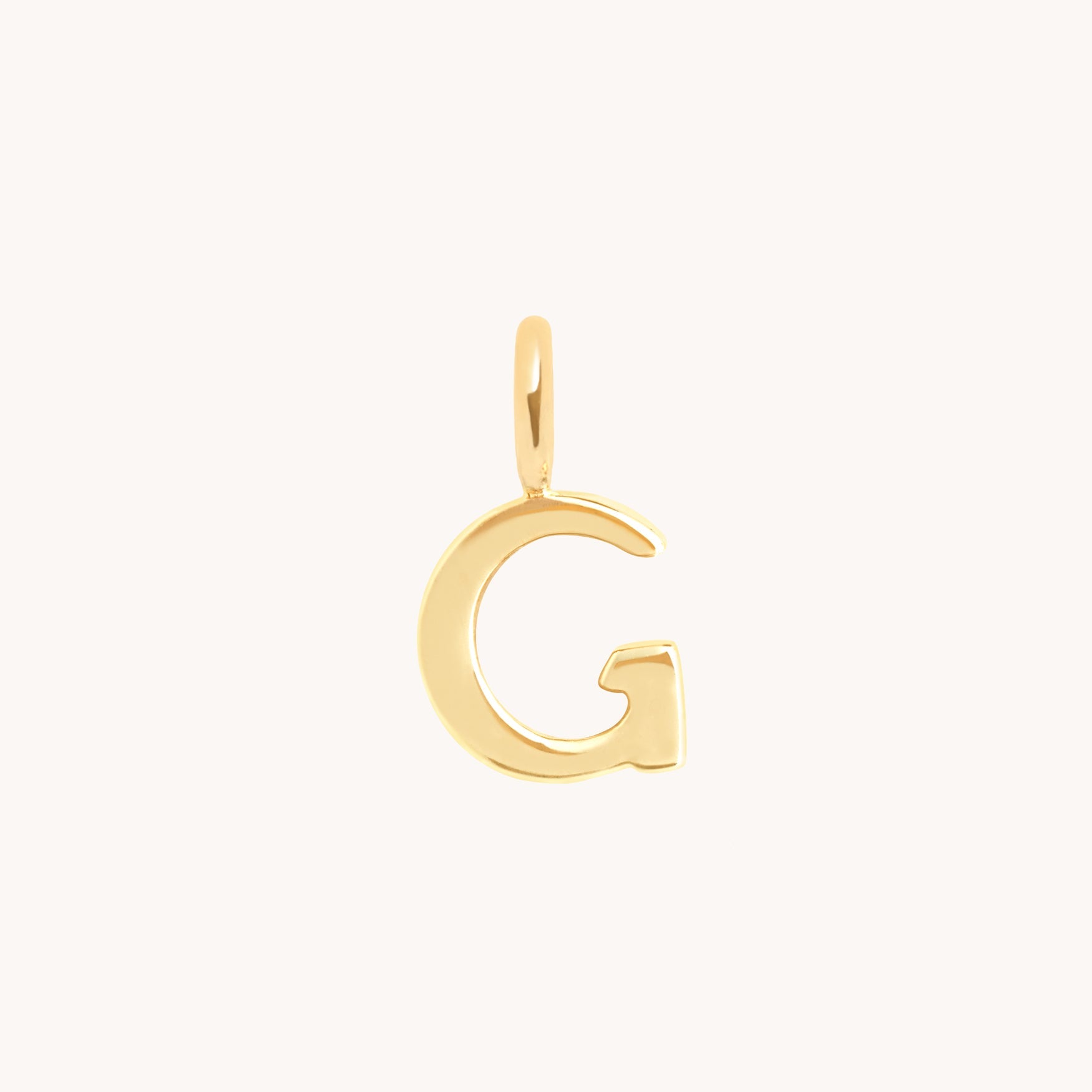 G Initial Charm 9k Gold