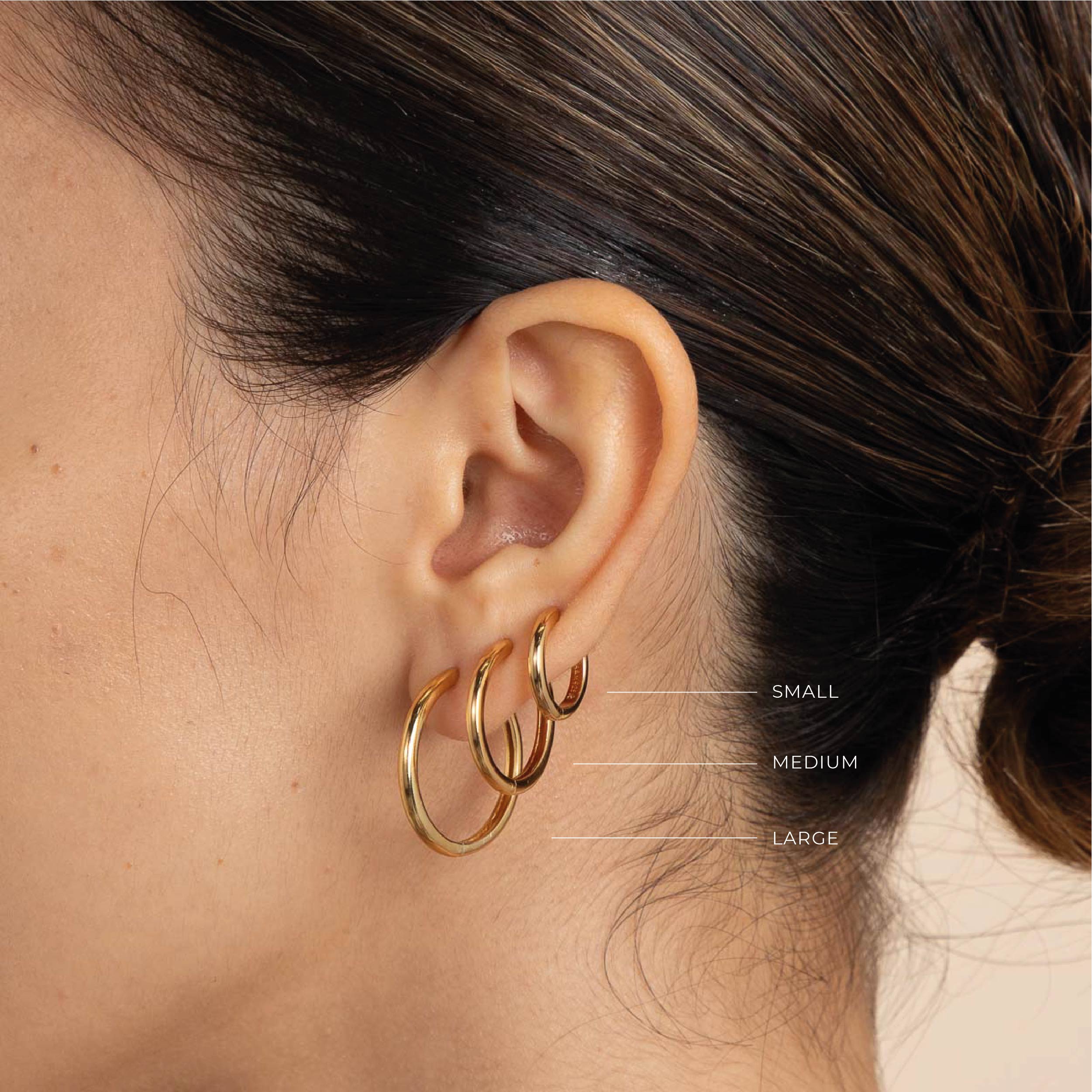 Medium 2025 gold hoops