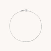 Bracelets - Marylebone Chain Bracelet in Solid White Gold - - Astrid &amp; Miyu