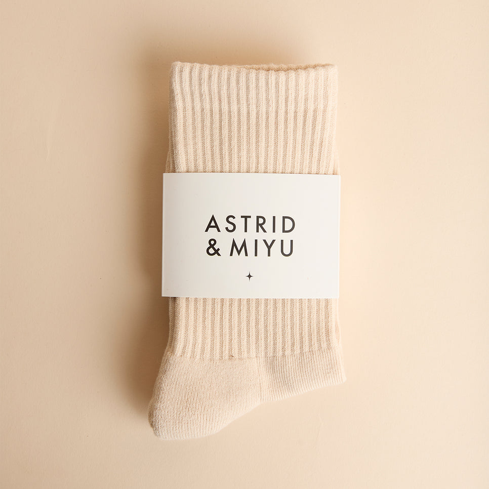 Socks in Pearl Blush