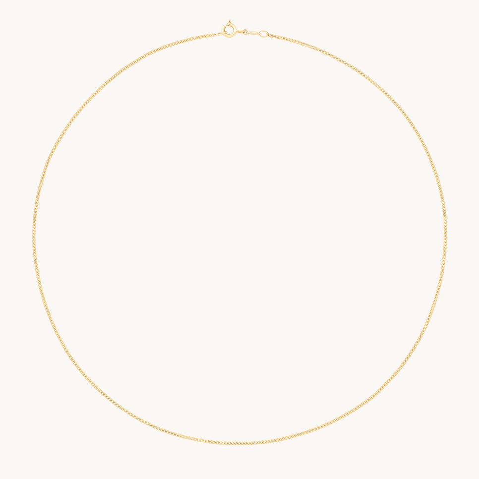 Bold Miyu Chain Necklace in Solid Gold