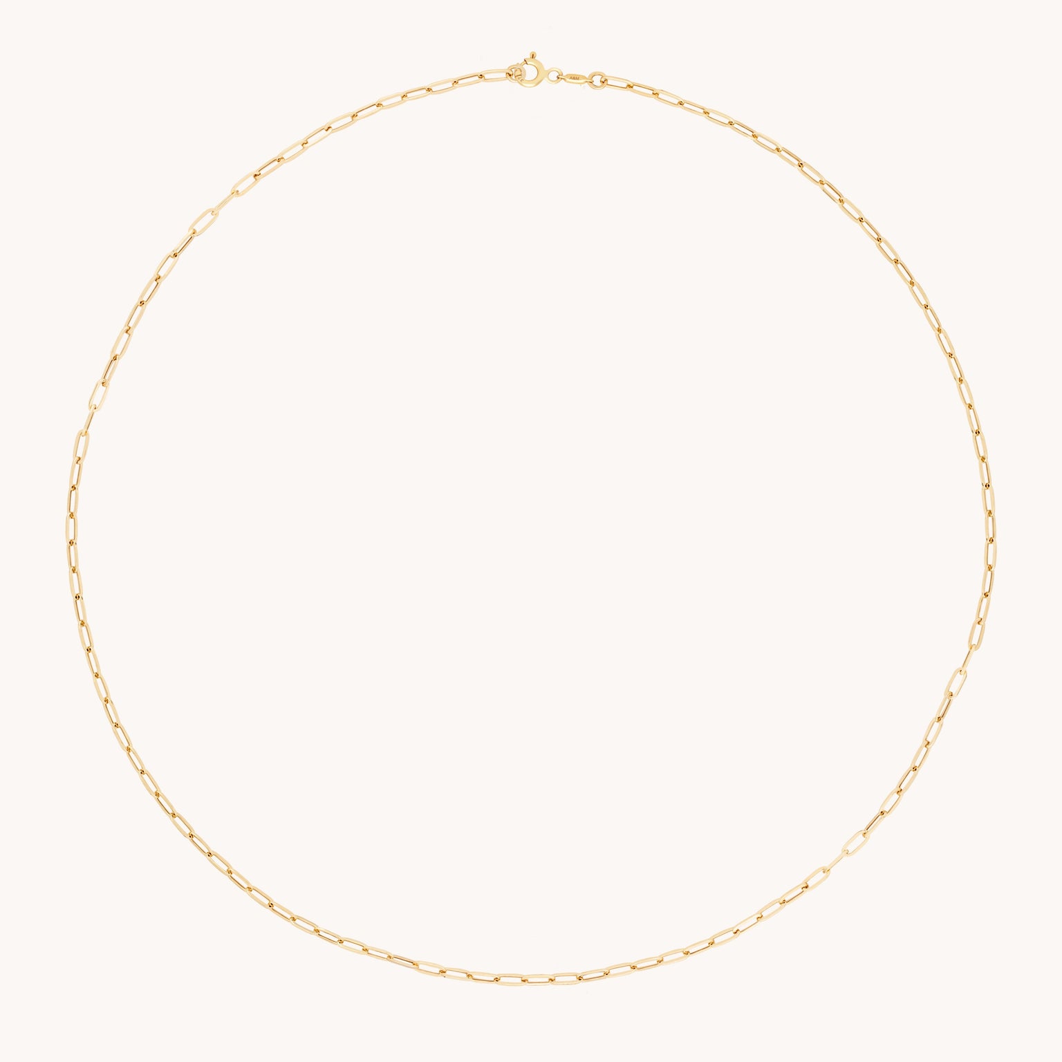 Piccadilly Chain Necklace in 9k Gold