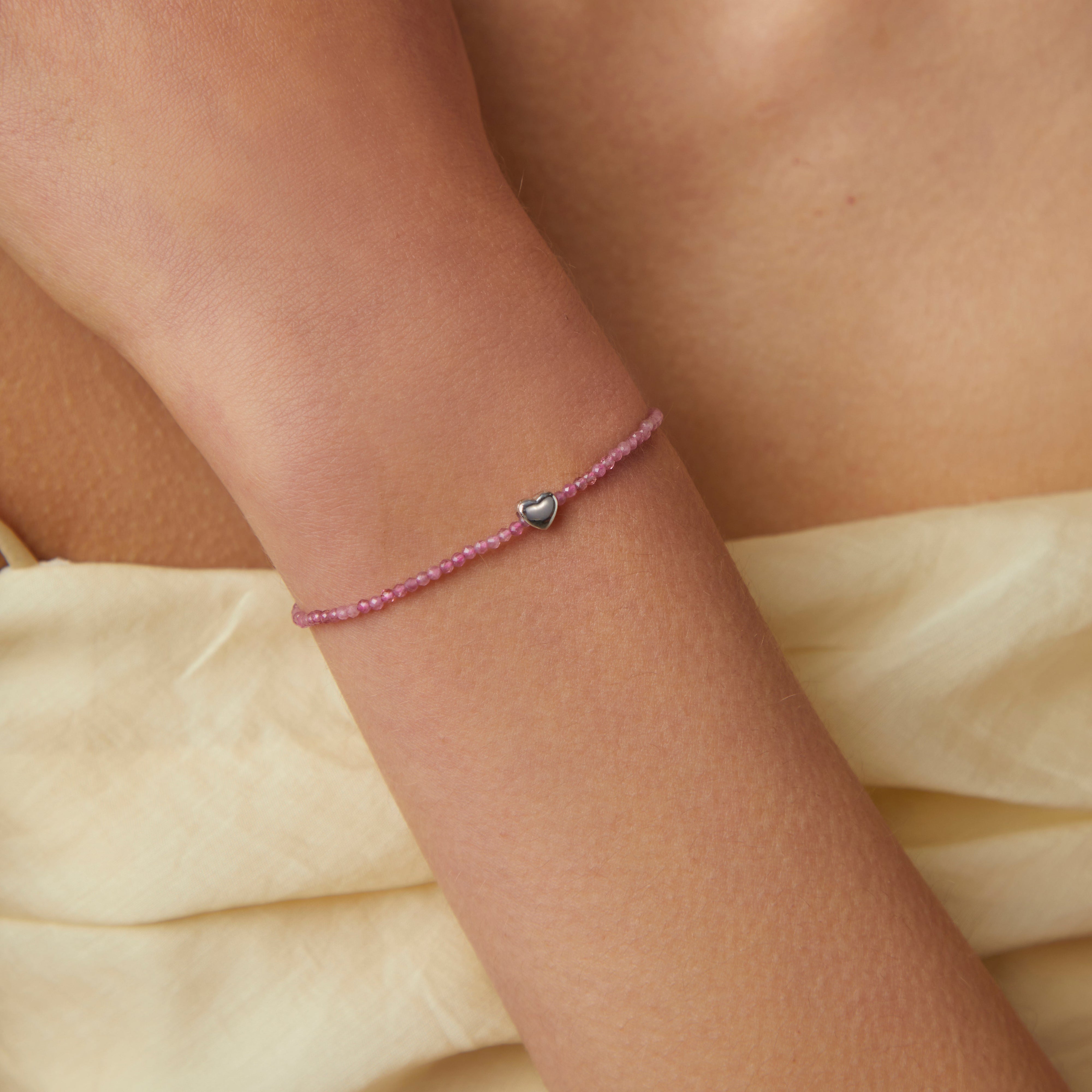 A&M Junior Collection - Heart Click Charm in 9k White Gold - Click Charm - Astrid &amp; Miyu