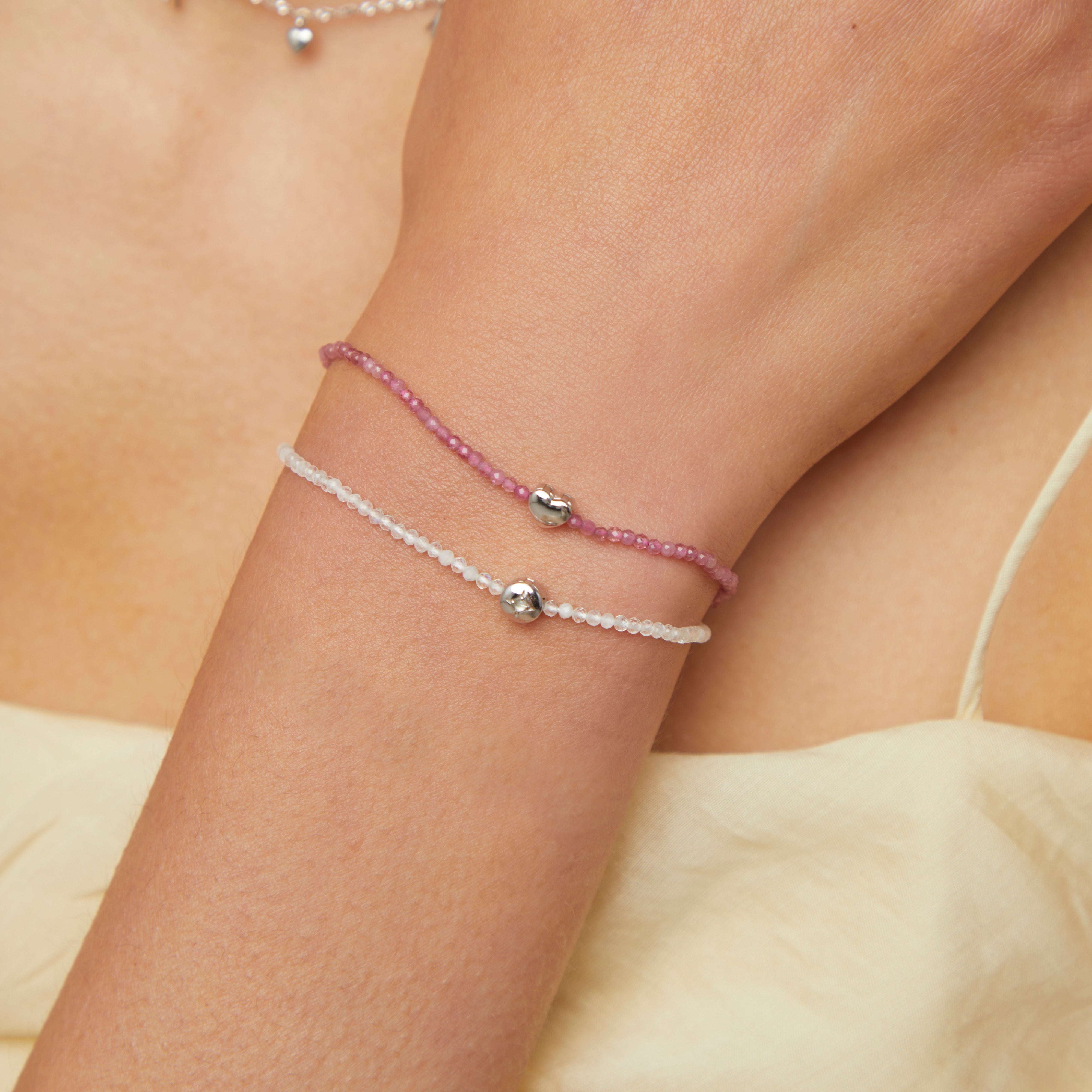 A&M Junior Collection - Heart Click Charm in 9k White Gold - Click Charm - Astrid &amp; Miyu