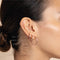 18k Rose Gold Plated Jewellery - Essential Large Hoops in Rose Gold - Hoop Earrings - Astrid &amp; Miyu