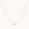 Cosmic Star Necklace Gift Set in Solid White Gold