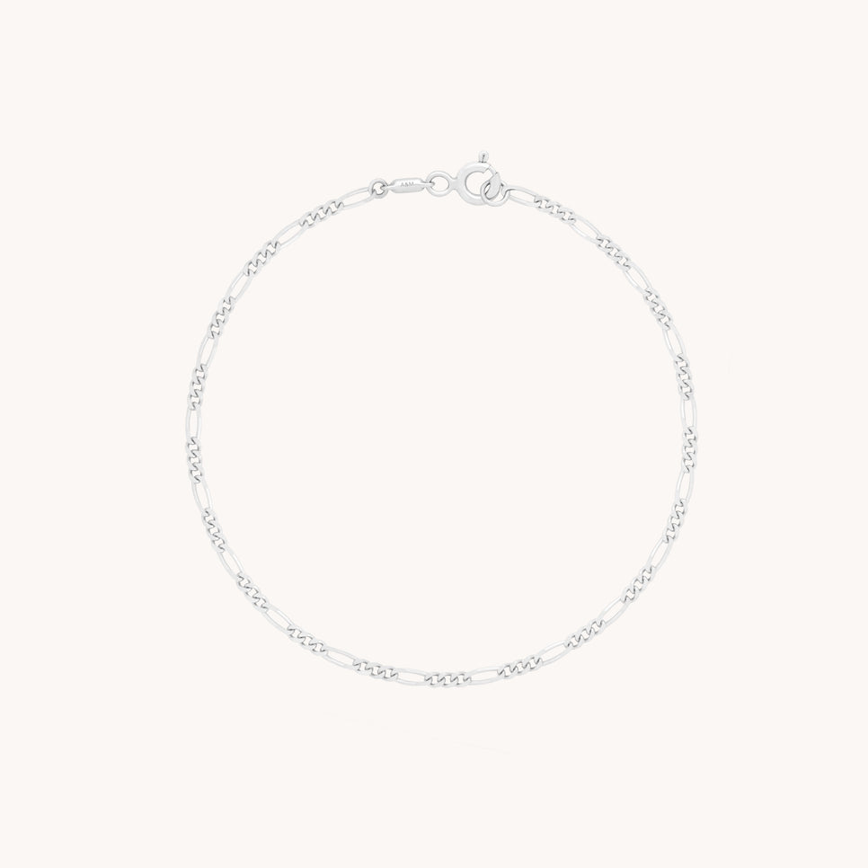 Soho Chain Bracelet in 9k White Gold