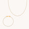 Gleam Tennis Chain Gift Set in Gold