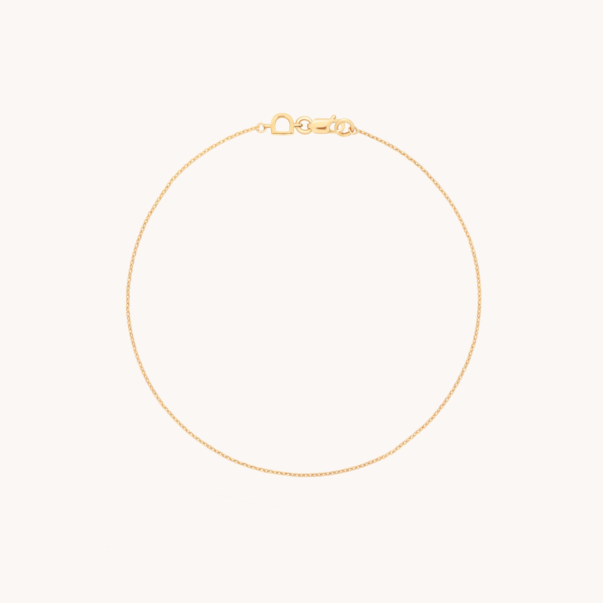 Angel Story Chain Bracelet in Solid Gold