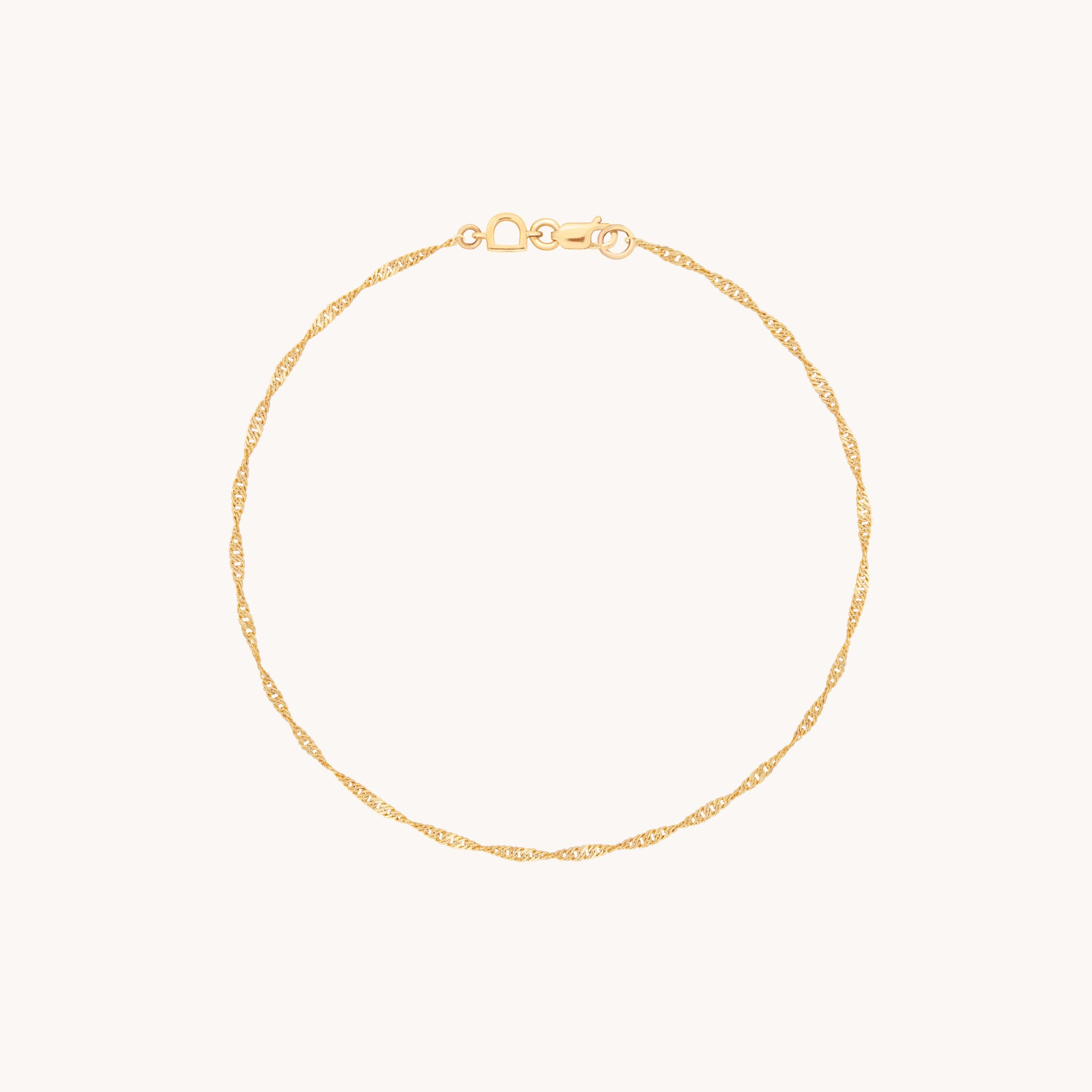 Astrid Story Chain Bracelet in Solid Gold