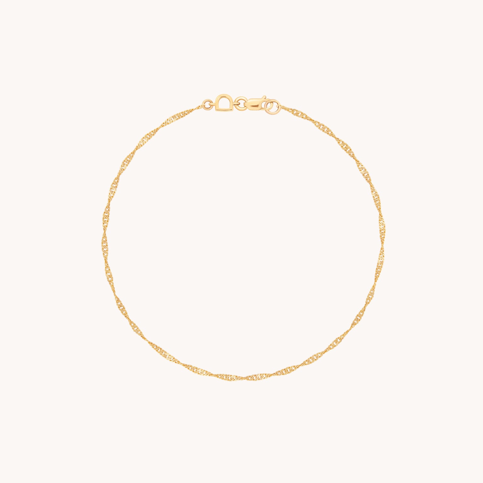 Astrid Chain Bracelet in Solid Gold