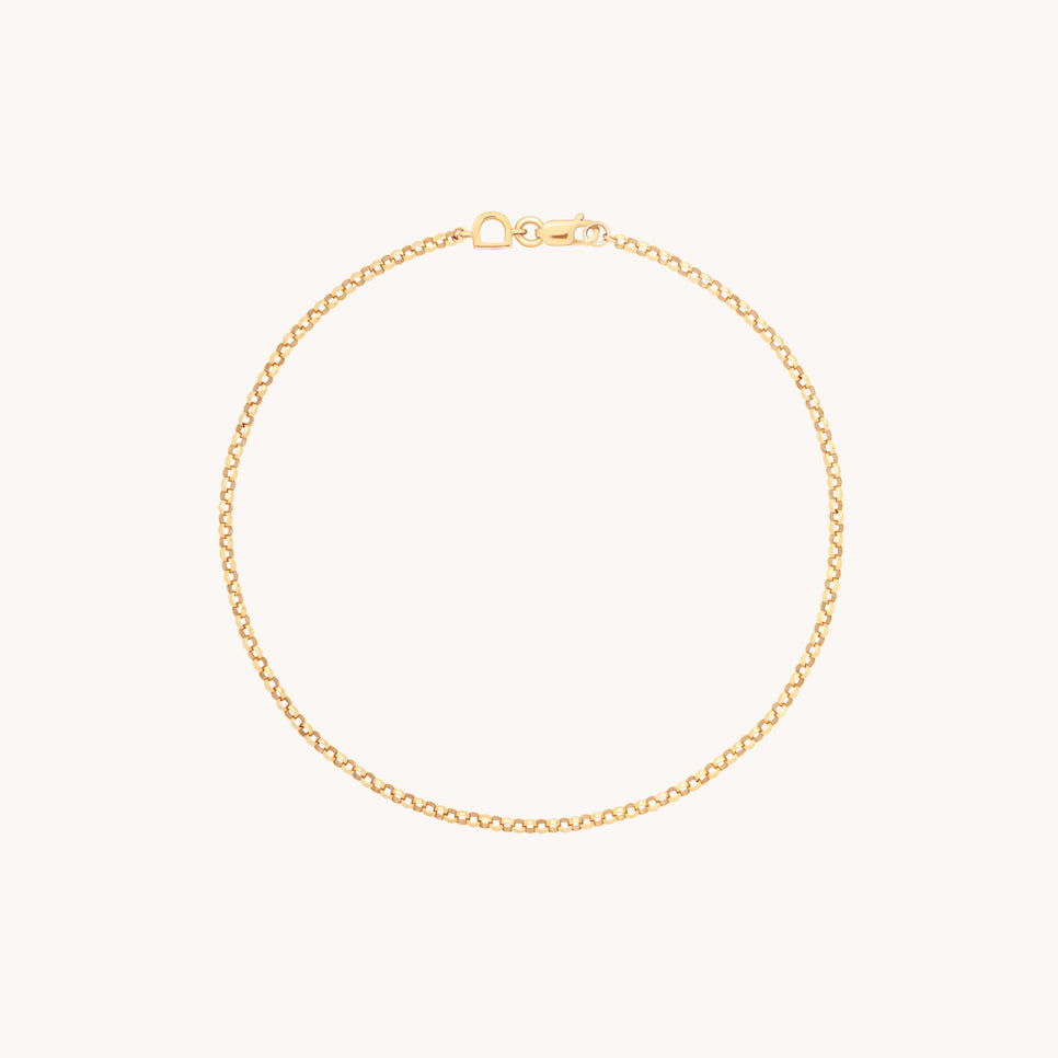 Chelsea Chain Bracelet in Solid Gold