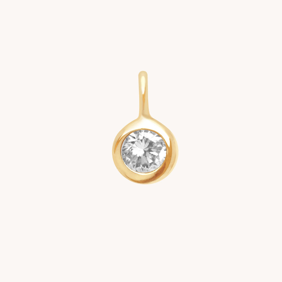 Diamond Strength Charm 9k Gold