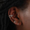 Core Collection SS23 - Navette Gem Stud Earrings in Silver - Stud Earrings - Astrid &amp; Miyu