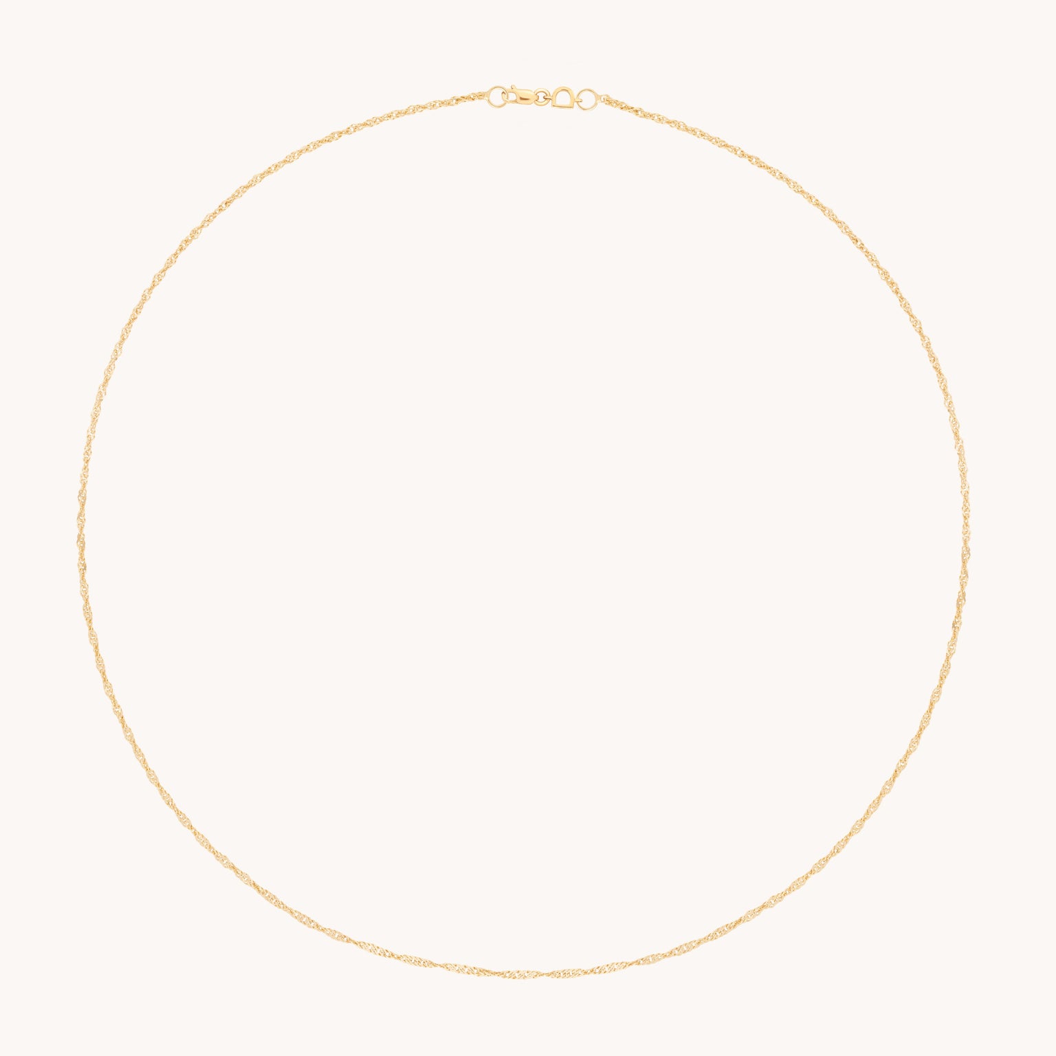 Bold Astrid Chain Necklace in Solid Gold