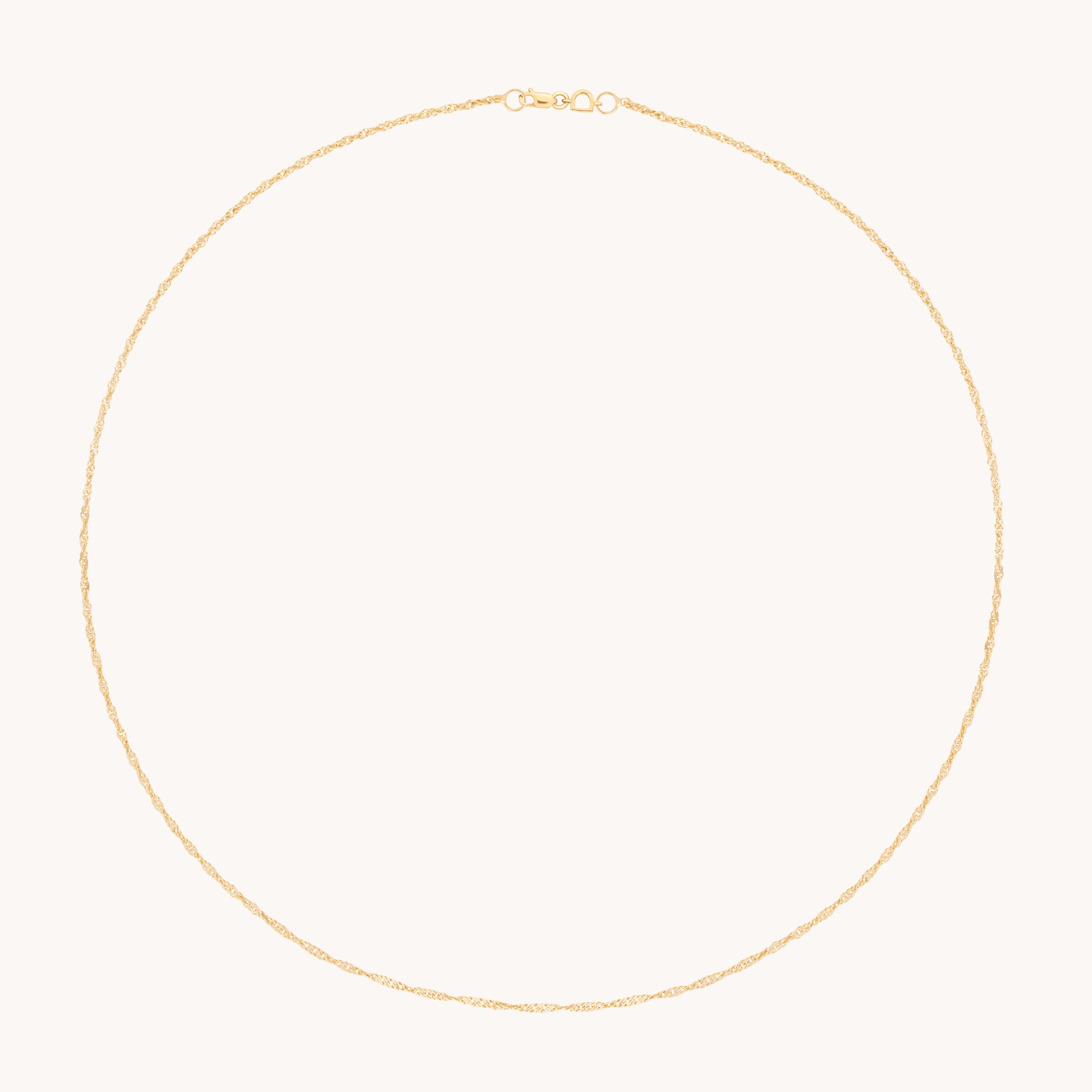 Bold Astrid Chain Necklace in Solid Gold